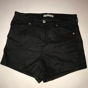 Brandy Melville Coated High Rise Shorts